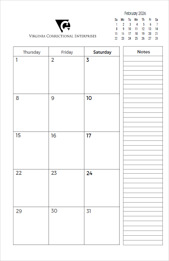 Weekly/Monthly Planner