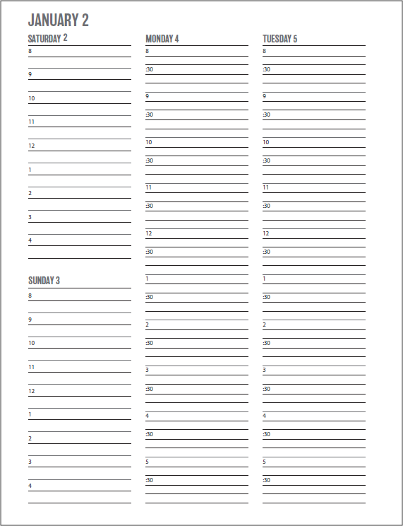 Weekly/Monthly Planner