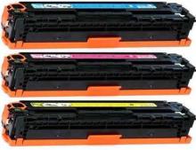 Renewable HP 128A 3/Pack Color Toner Cartridges (CE321A/CE322A/CE323A)